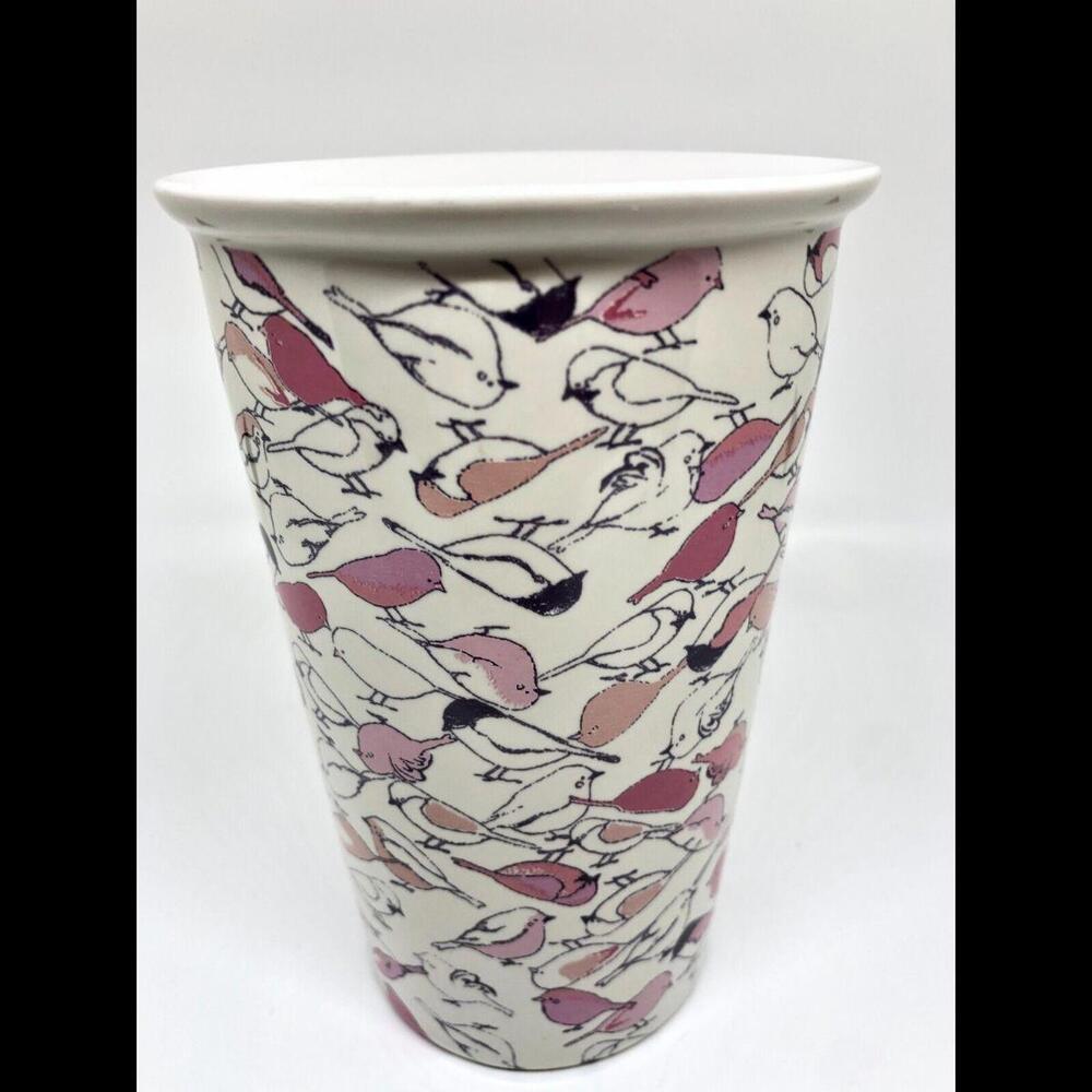 Sparrow Birds Colorful Coffee Mug 6 inches